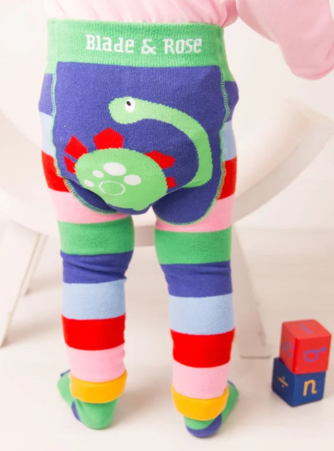 Bright Dino Leggings Modelled