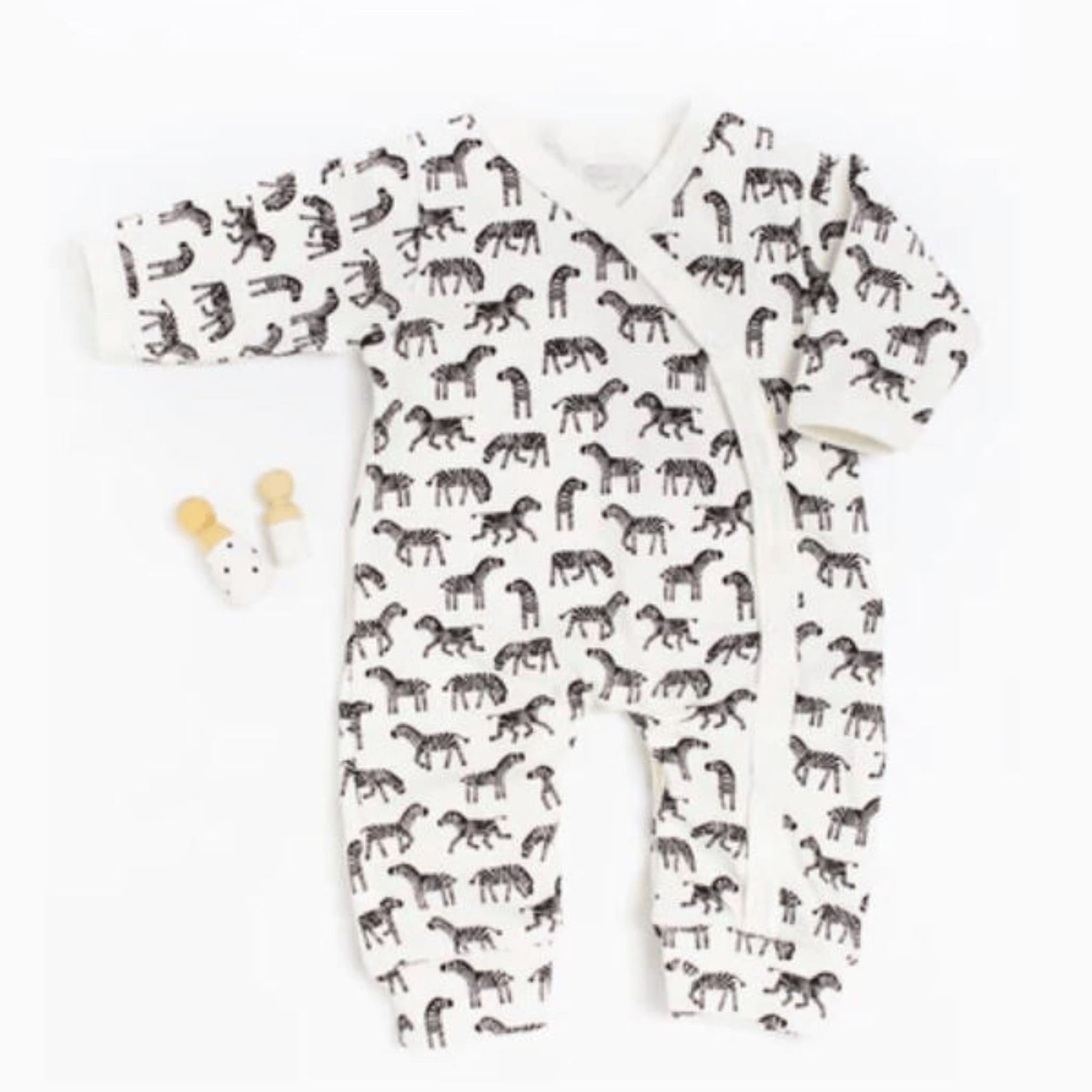 Little Zebra Premature Baby Sleepsuit