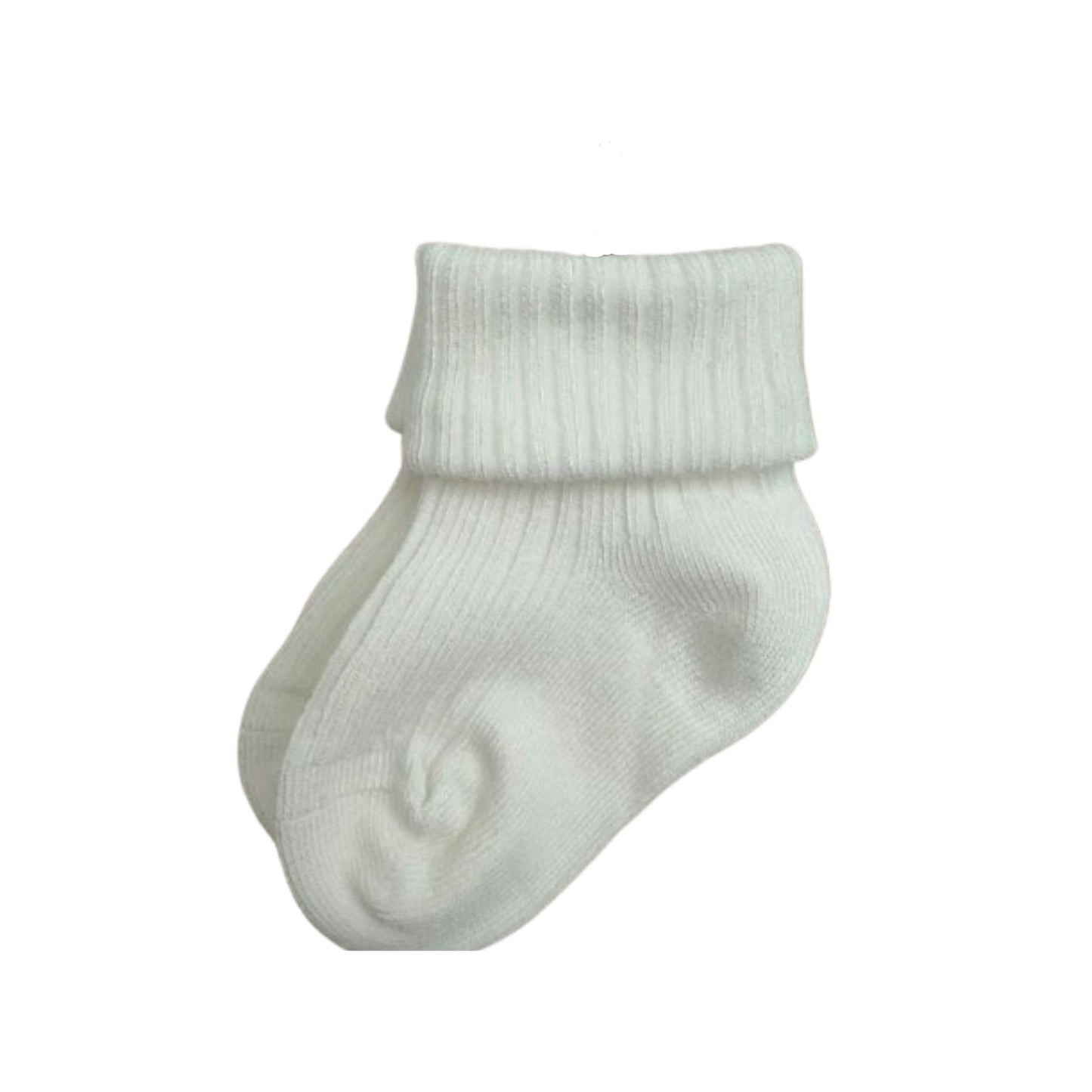 Newborn - Luxury Bamboo socks - Classic White